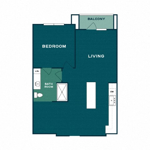 a floor plan of a bedroom apartment with a bathroom and a living room